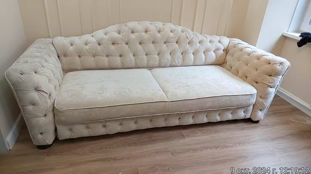 Замена обивки дивана на дому. Красавино