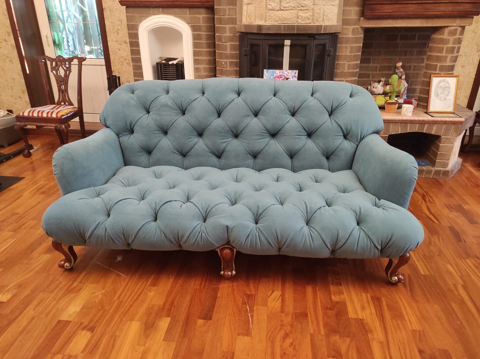 Обивка дивана. Красавино